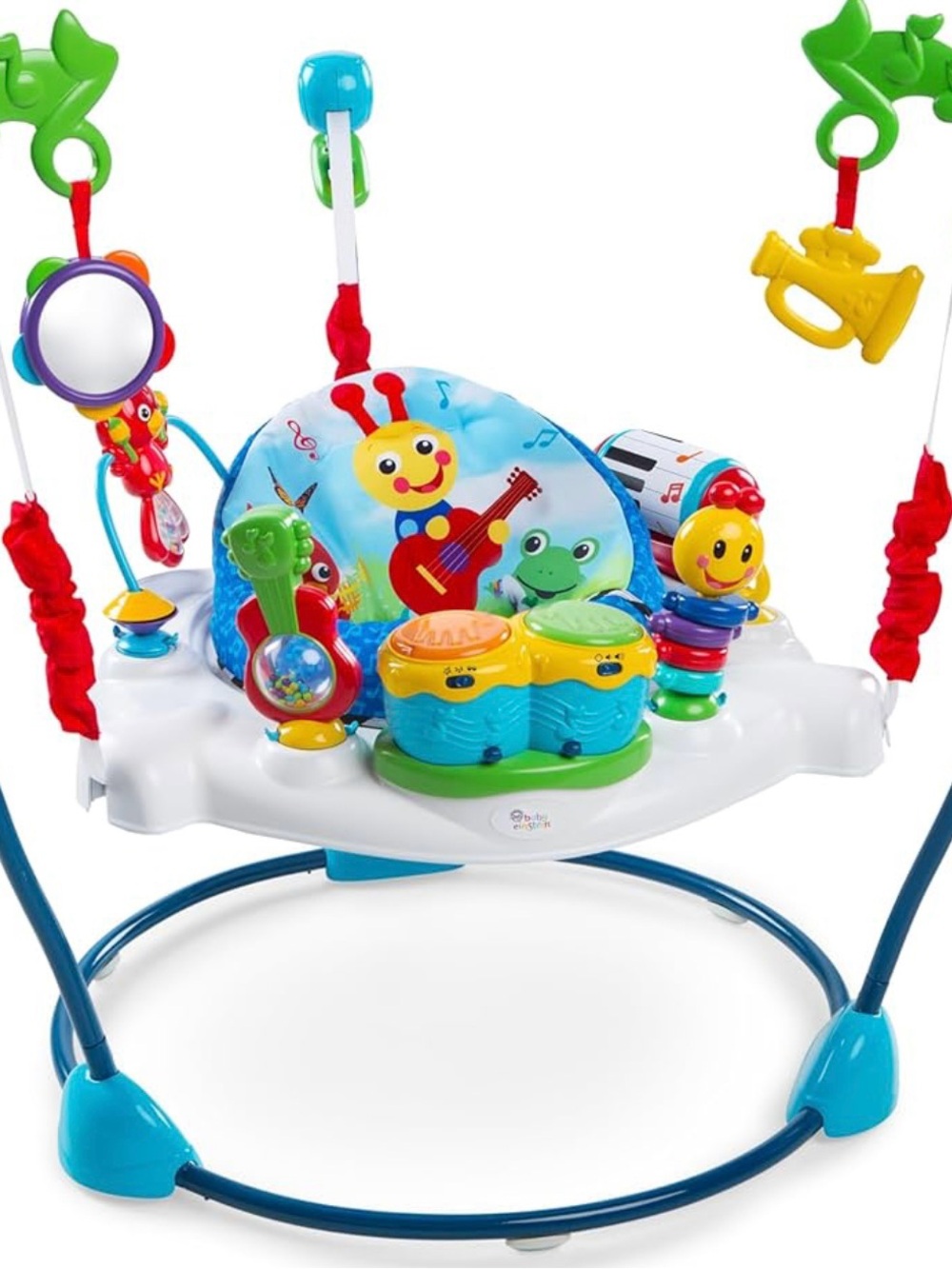 Blue Musical Activity Jumper with Interactive Toys